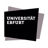 Logo der Universität Erfurt als Partner von Glasermeister Karten John
